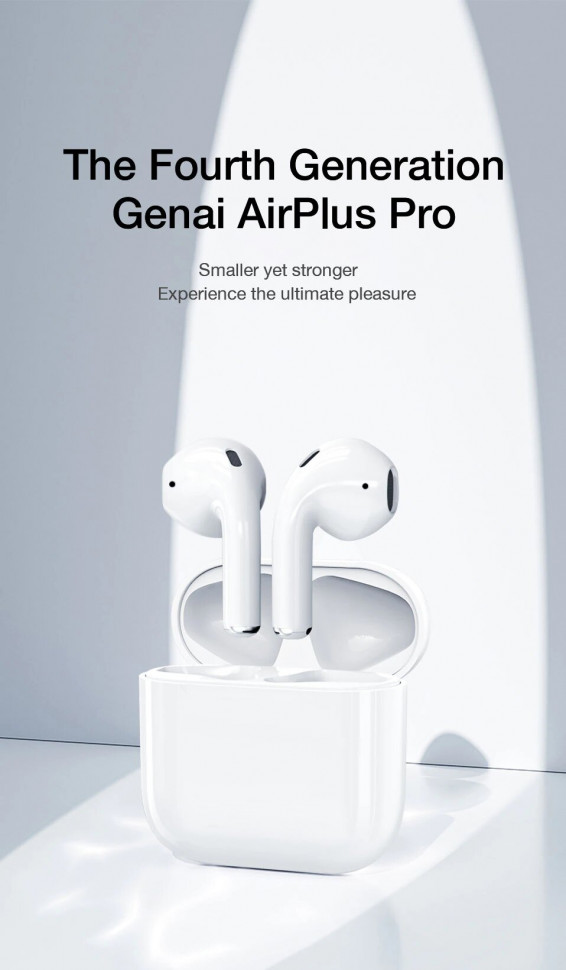 Навушники Bluetooth Air Music 4 white 