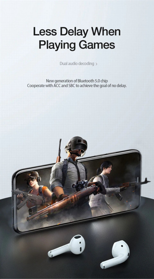 Навушники Bluetooth Air Music 4 white 