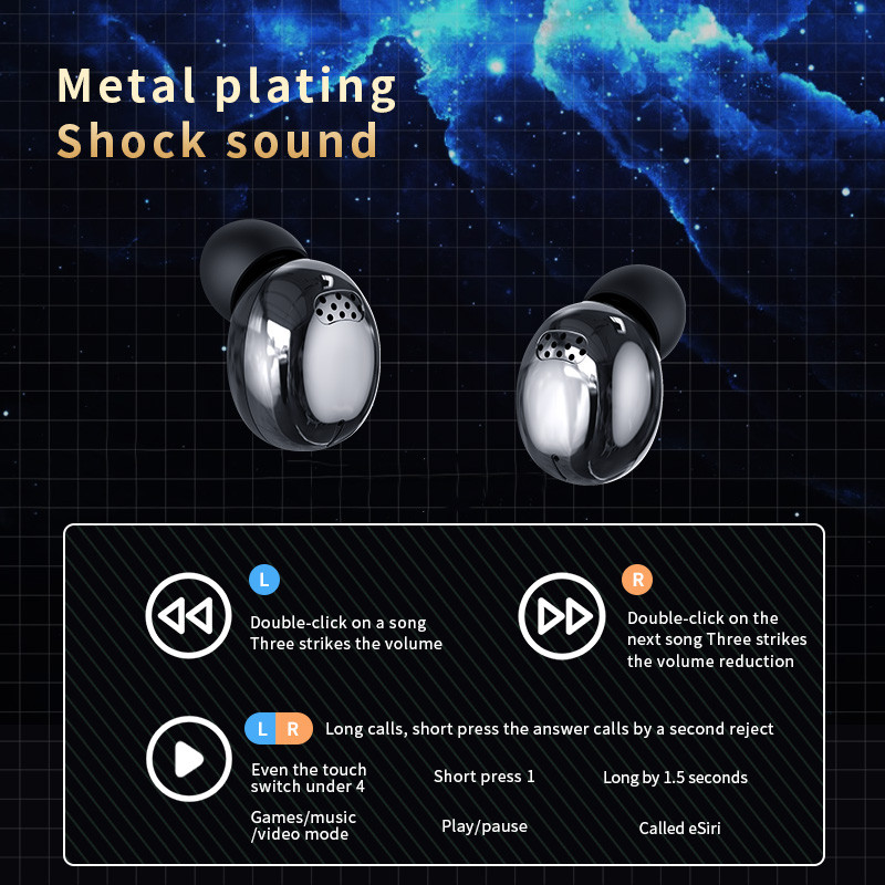 Навушники Bluetooth Air Music + Power Bank 94 Black  