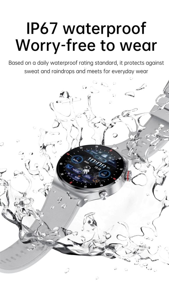 Смарт-годинник Smart Device 95 silver steel, 2 ремінці