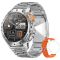 Смарт-годинник протиударний Smart Device 25 silver steel, 2 ремінці