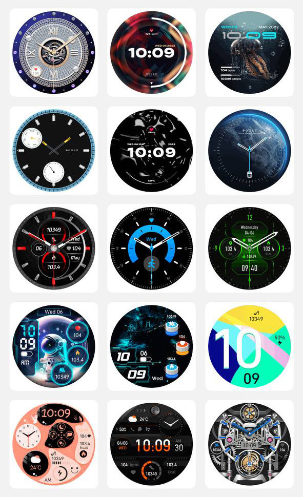 Смарт-годинник протиударний Smart Device 25 silver steel, 2 ремінці