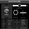 Чоловічий годинник механічний WINNER black