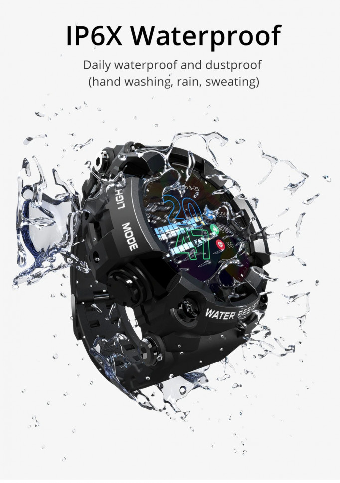 Смарт-годинник протиударний Smart Device 89 black