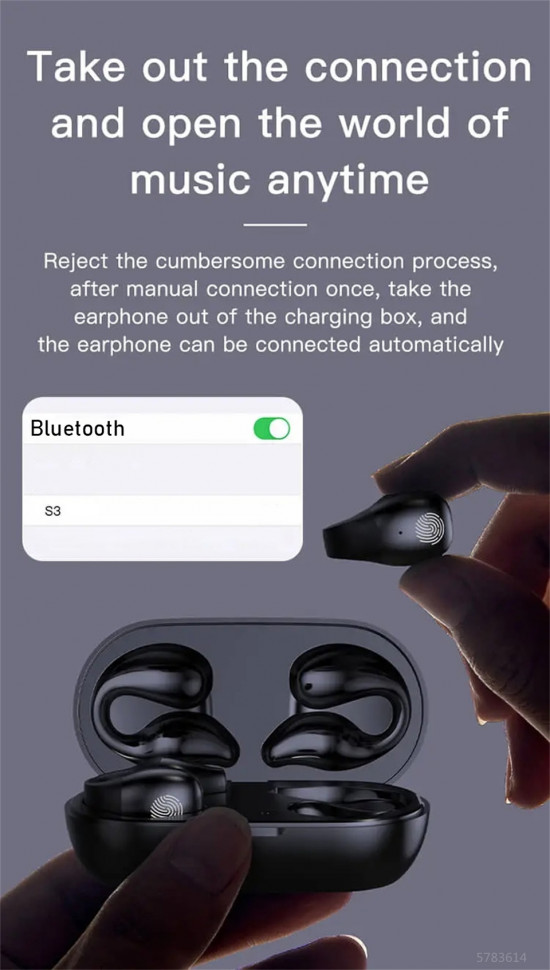 Навушники Bluetooth Air Music 98 black 