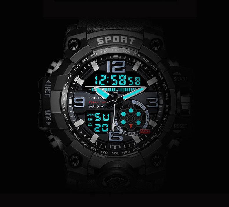Чоловічий годинник black №105-18