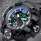 Чоловічий годинник black №105-18