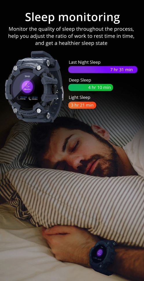 Смарт-годинник протиударний Smart Device 89 Army green