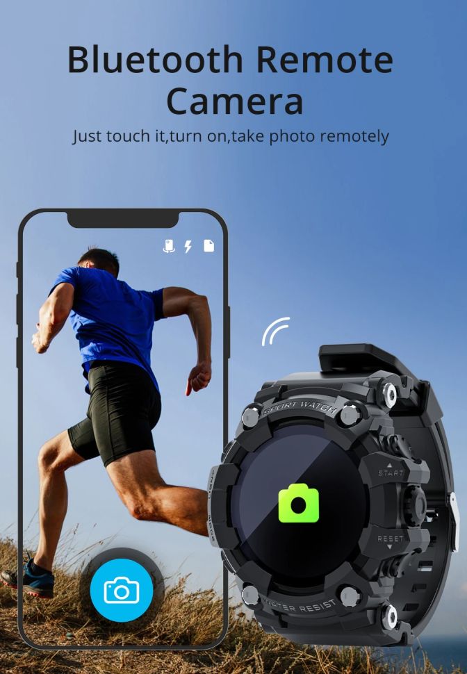 Смарт-годинник протиударний Smart Device 89 Army green