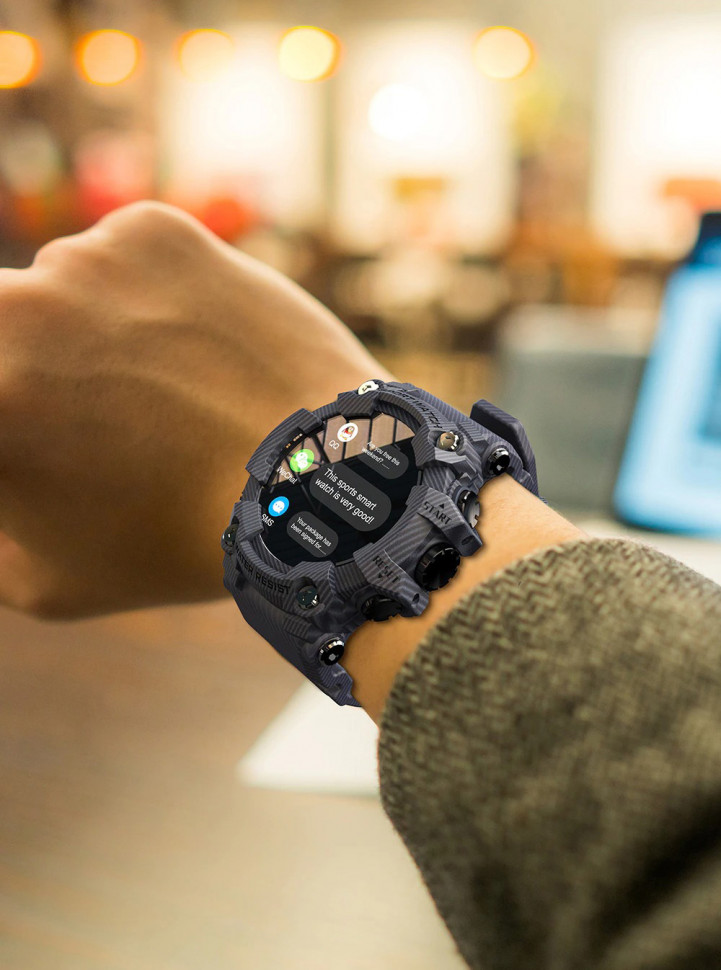Смарт-годинник протиударний Smart Device 89 Army green