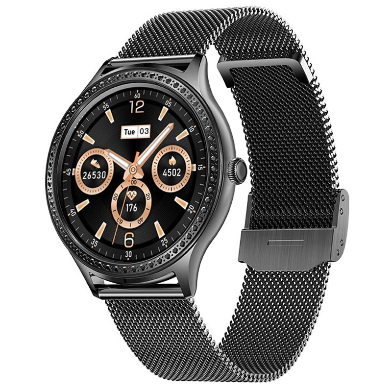 Смарт-годинник Women's Smart Device 5 black steel