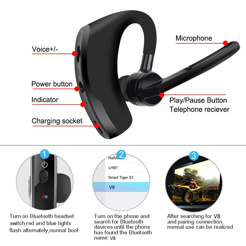 Bluetooth-гарнітура 21 Black