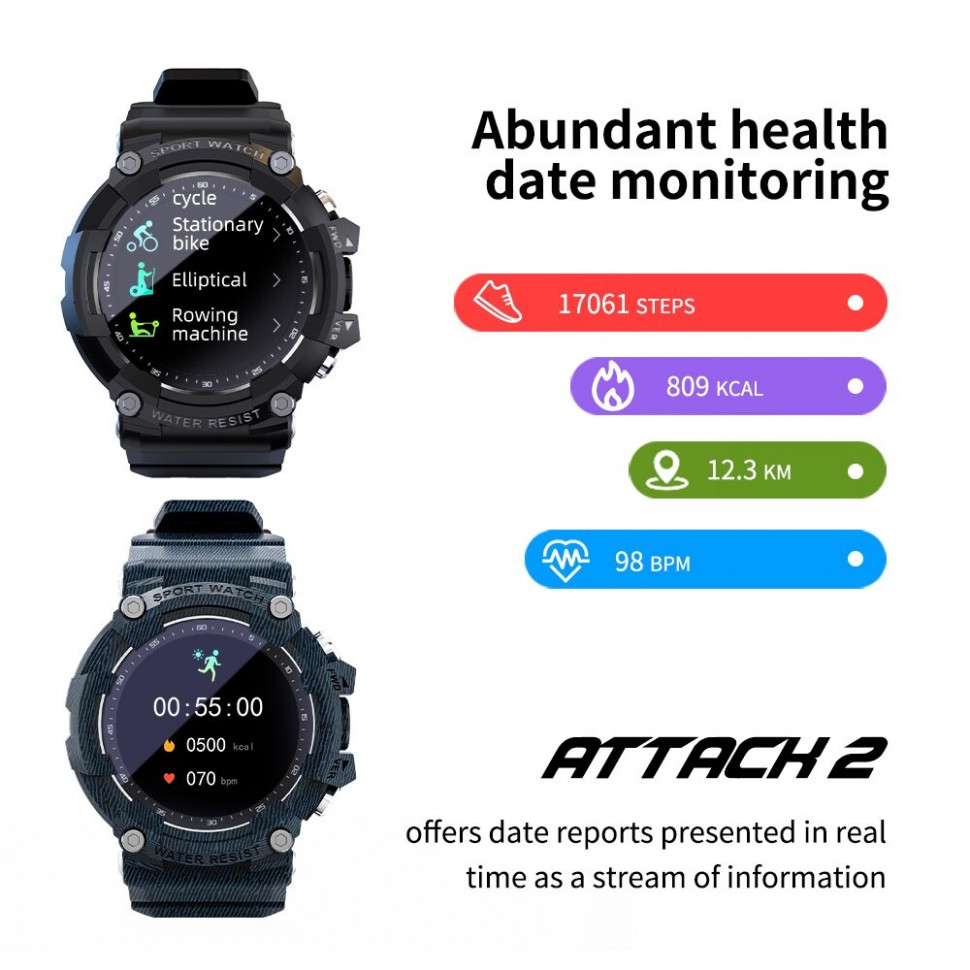 Смарт-годинник протиударний Smart Device 90 black