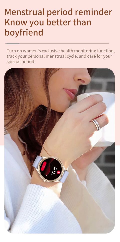 Смарт-годинник Women's Smart Device 5 black silicone