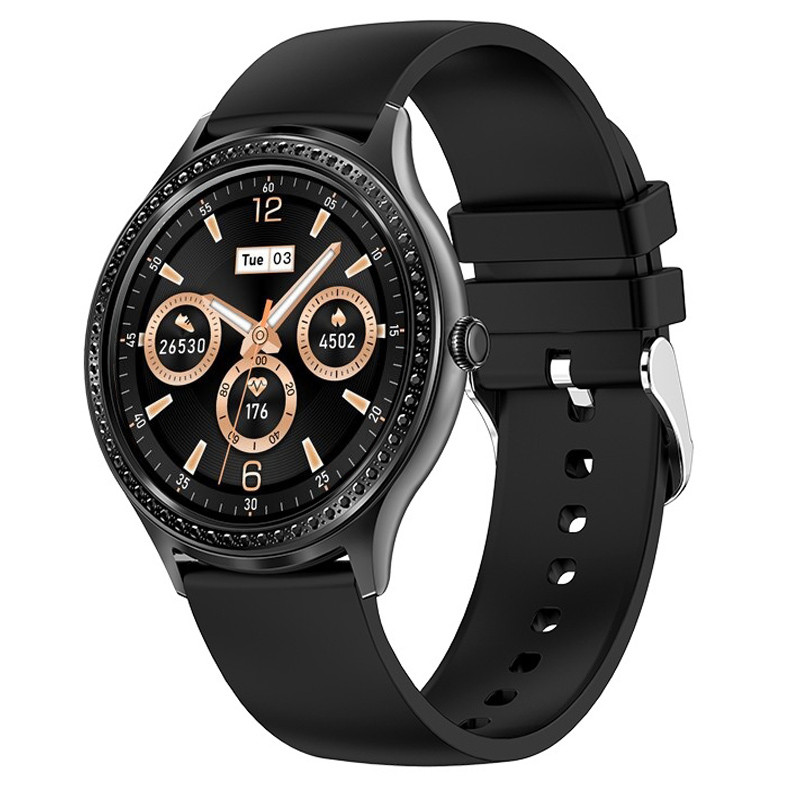 Смарт-годинник Women's Smart Device 5 black silicone