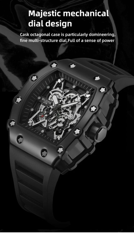 Чоловічий годинник Wlisth black