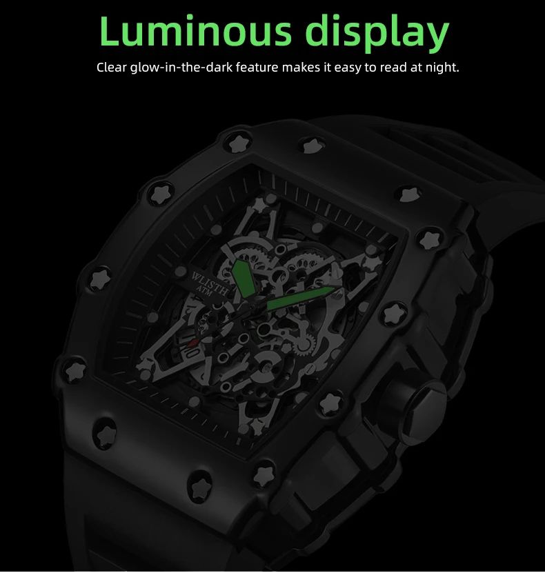 Чоловічий годинник Wlisth black