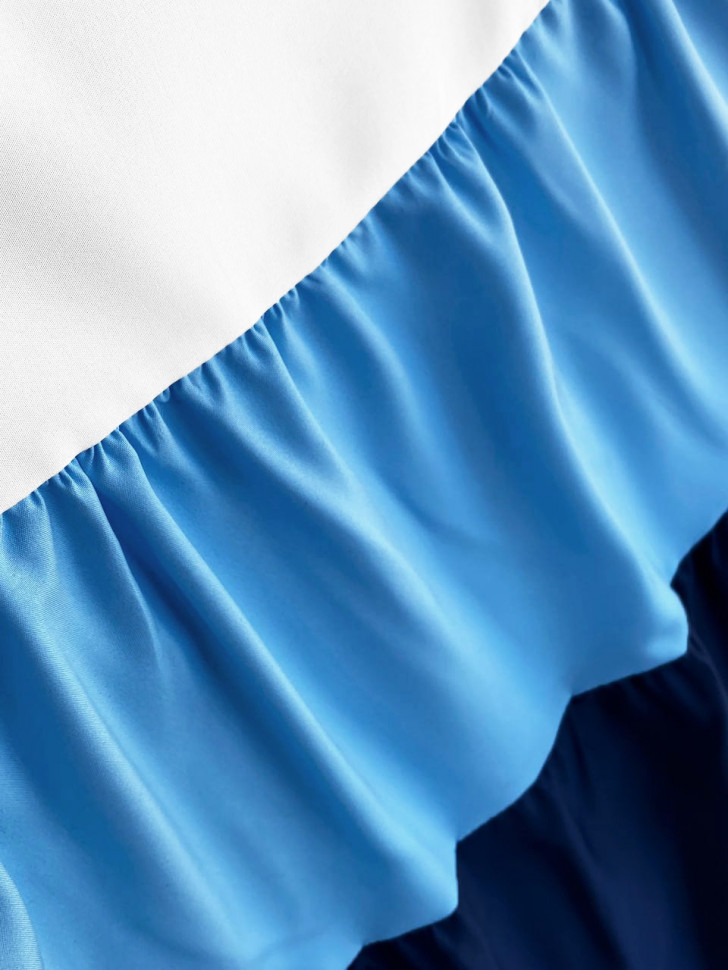 Плаття "Stevia" white+blue