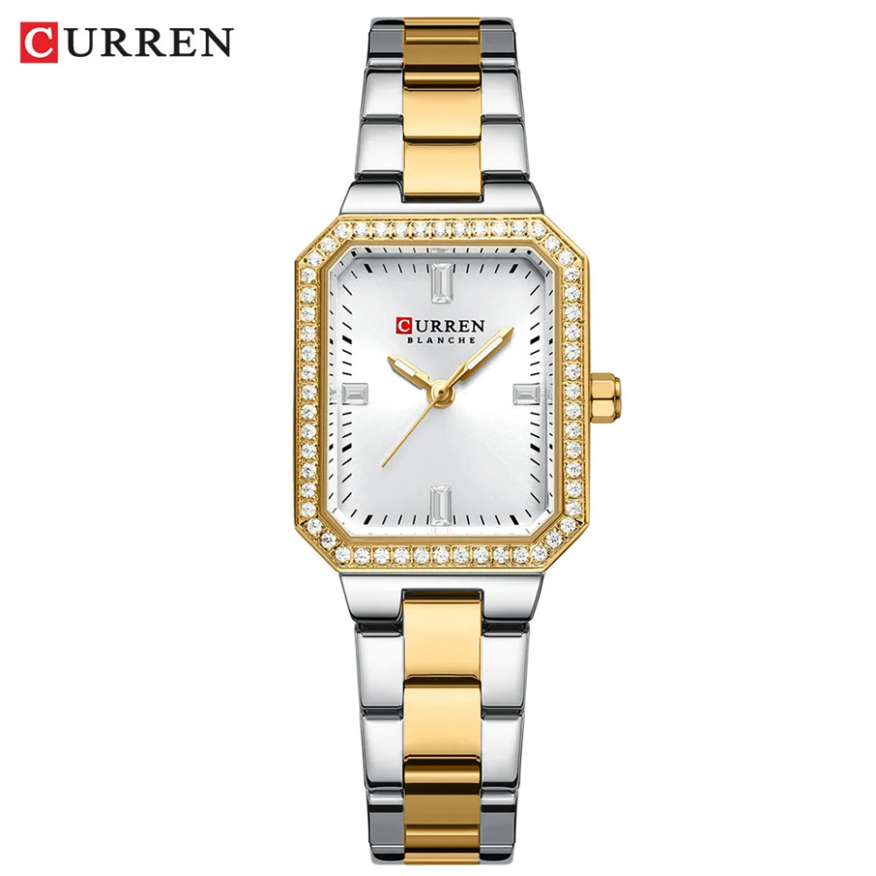 Жіночий годинник CURREN gold + silver