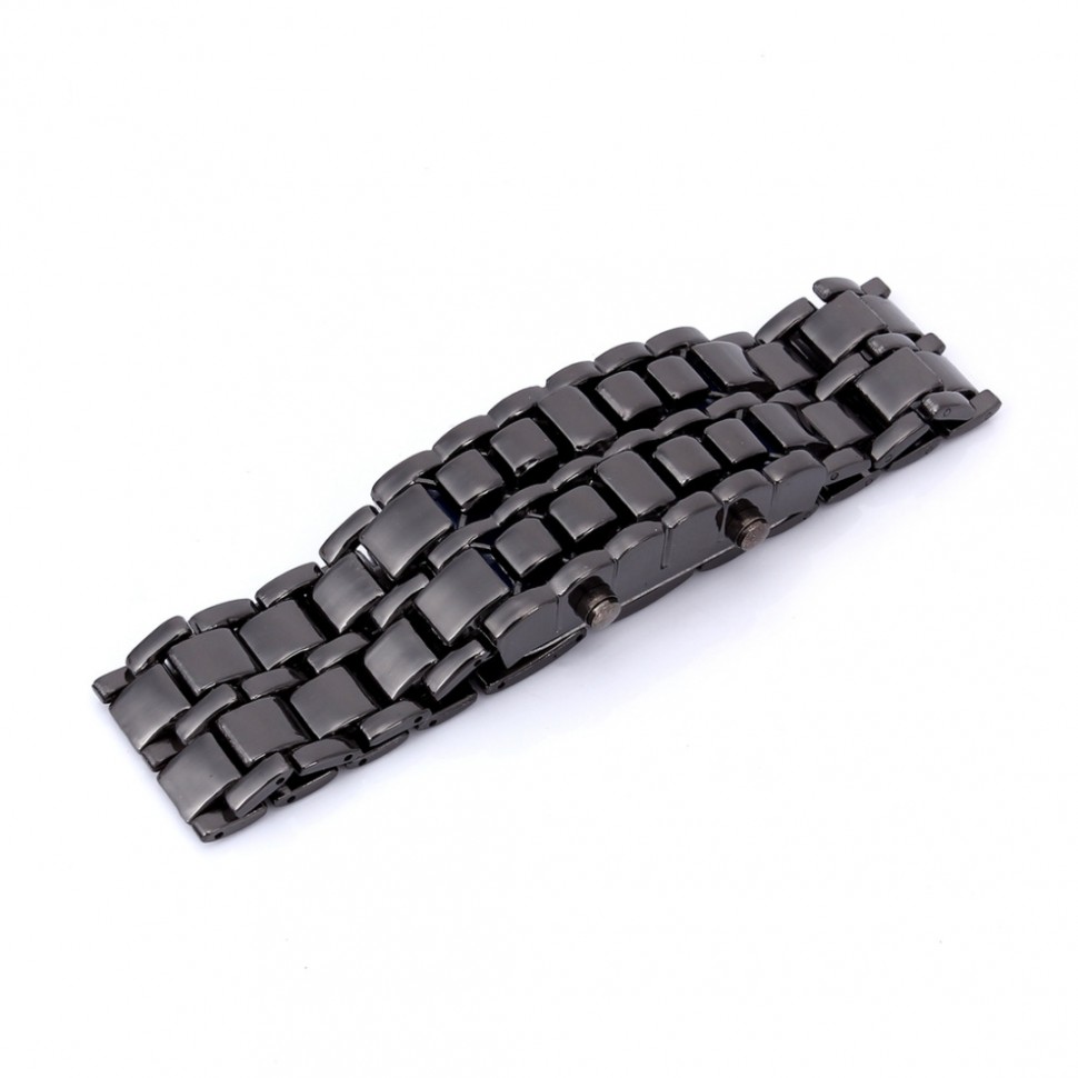 Чоловічий годинник black+red №01189