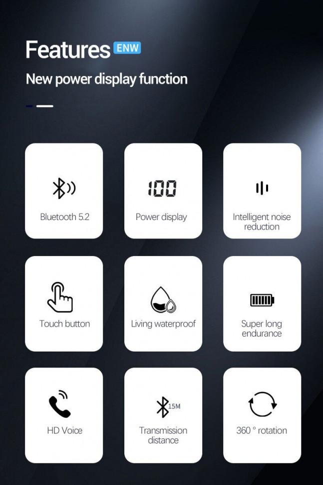 Bluetooth-гарнітура 34 black  