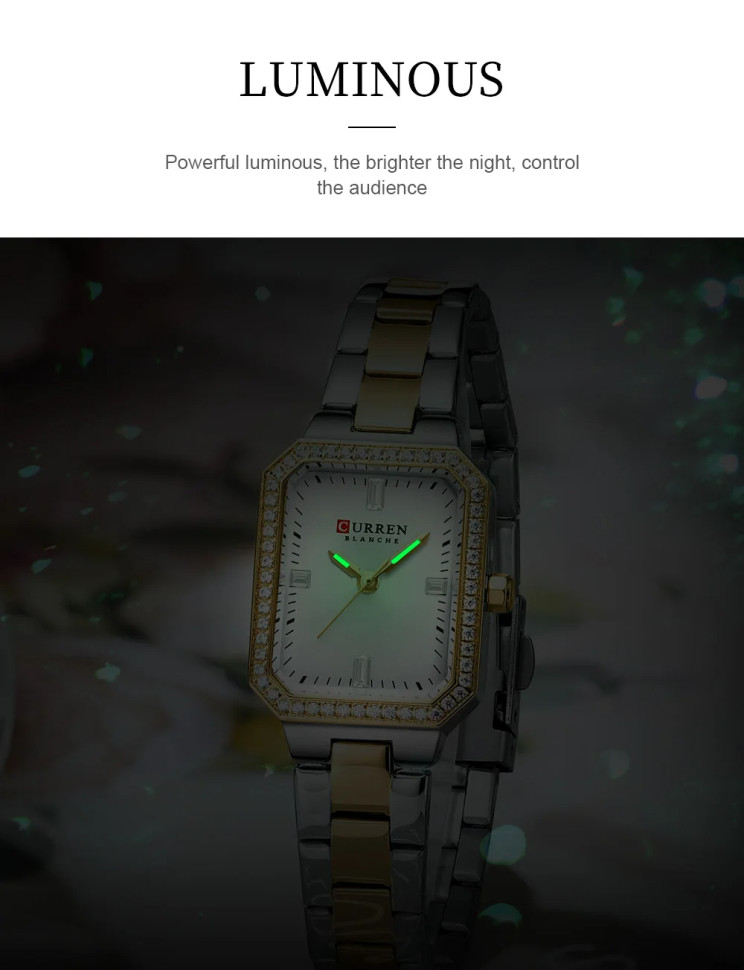 Жіночий годинник CURREN silver 