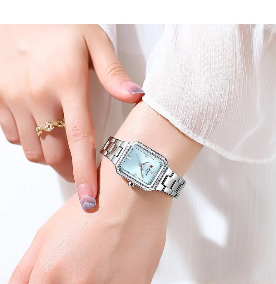 Жіночий годинник CURREN silver 