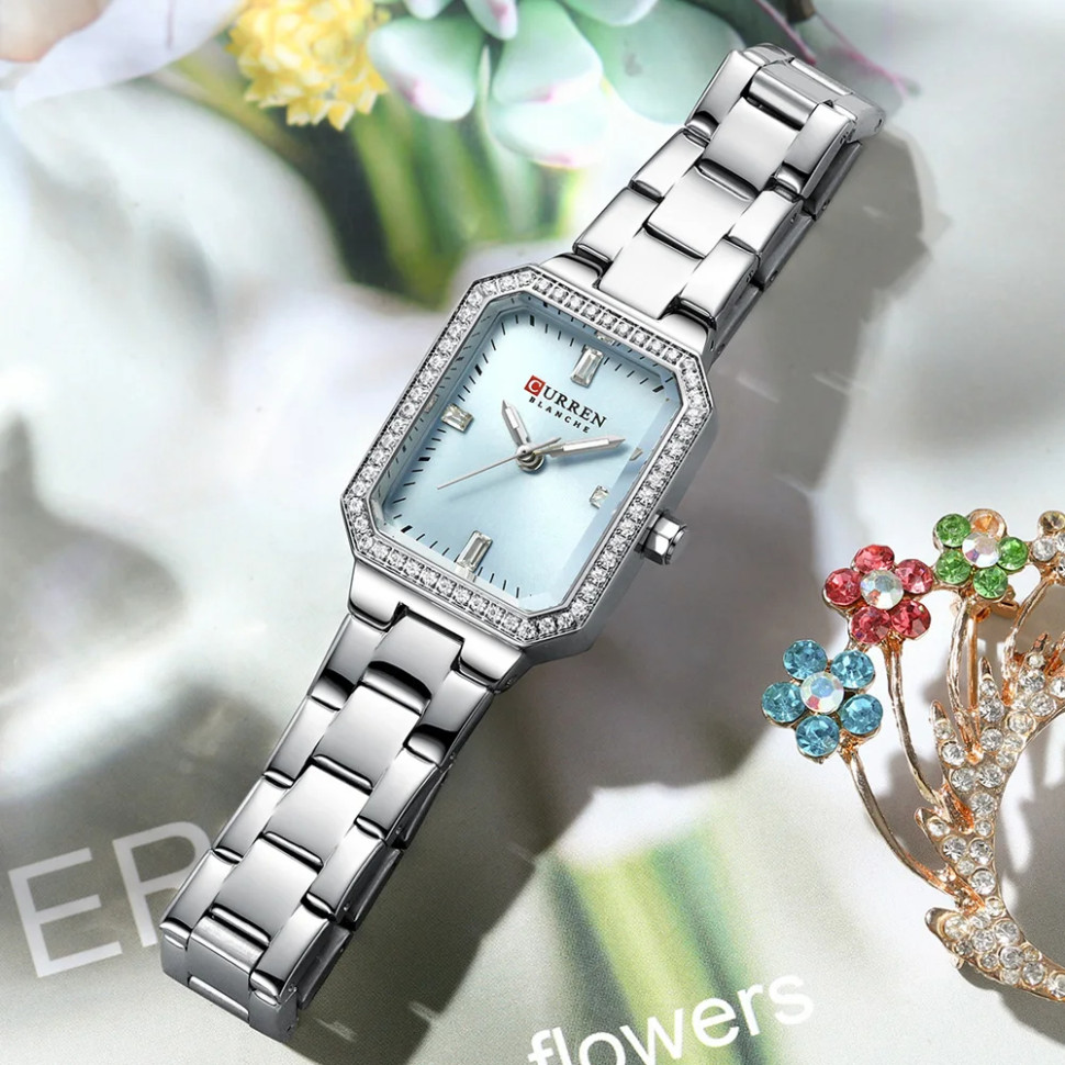 Жіночий годинник CURREN silver 