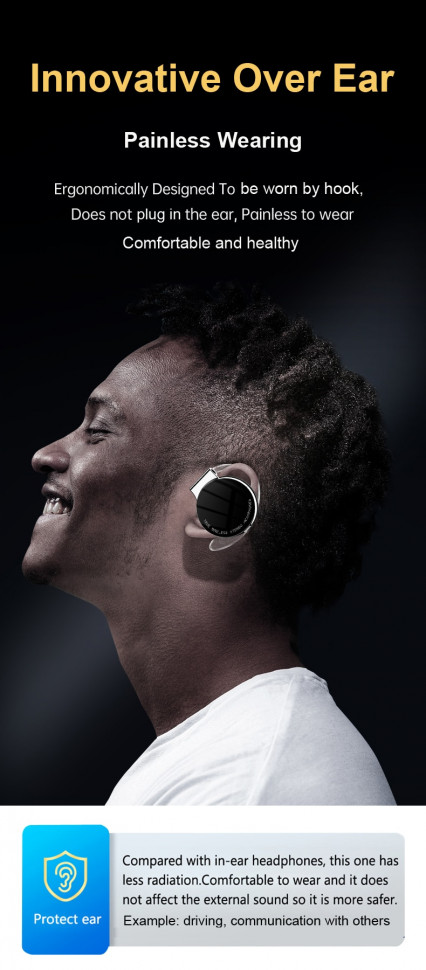 Навушники Bluetooth Air Music 103 black 