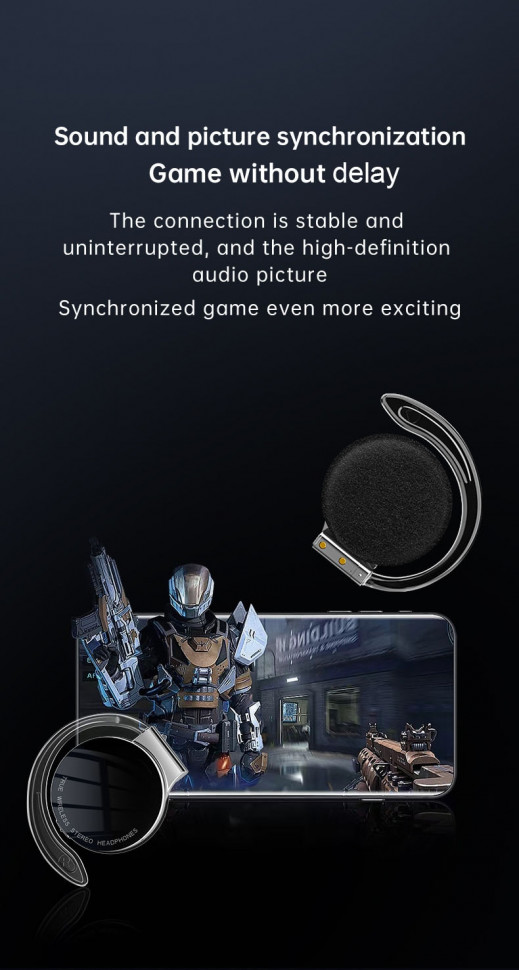 Навушники Bluetooth Air Music 103 black 