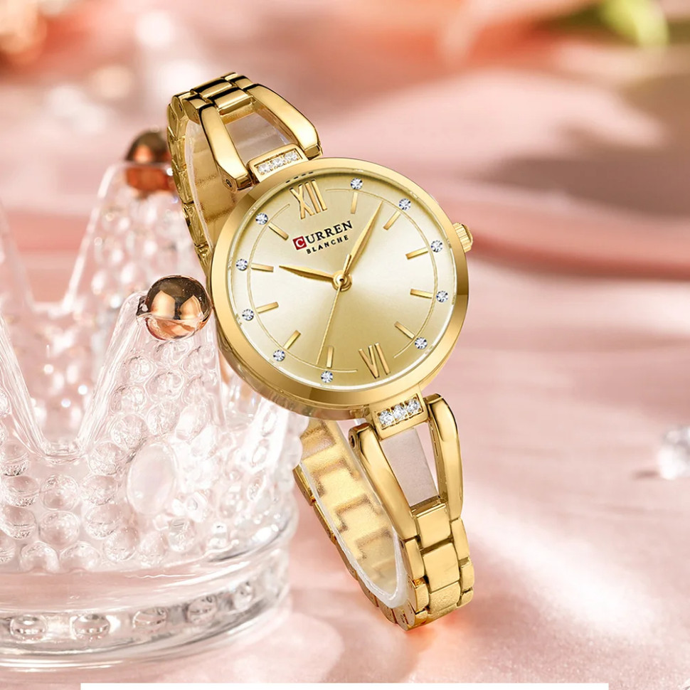Жіночий годинник CURREN gold