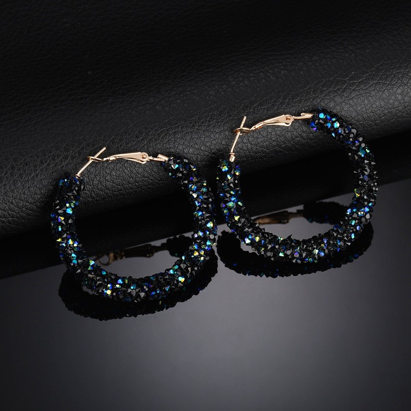Сережки dark-blue №16099 