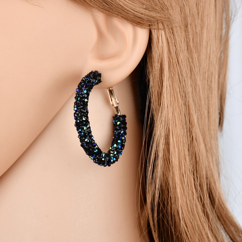 Сережки dark-blue №16099 
