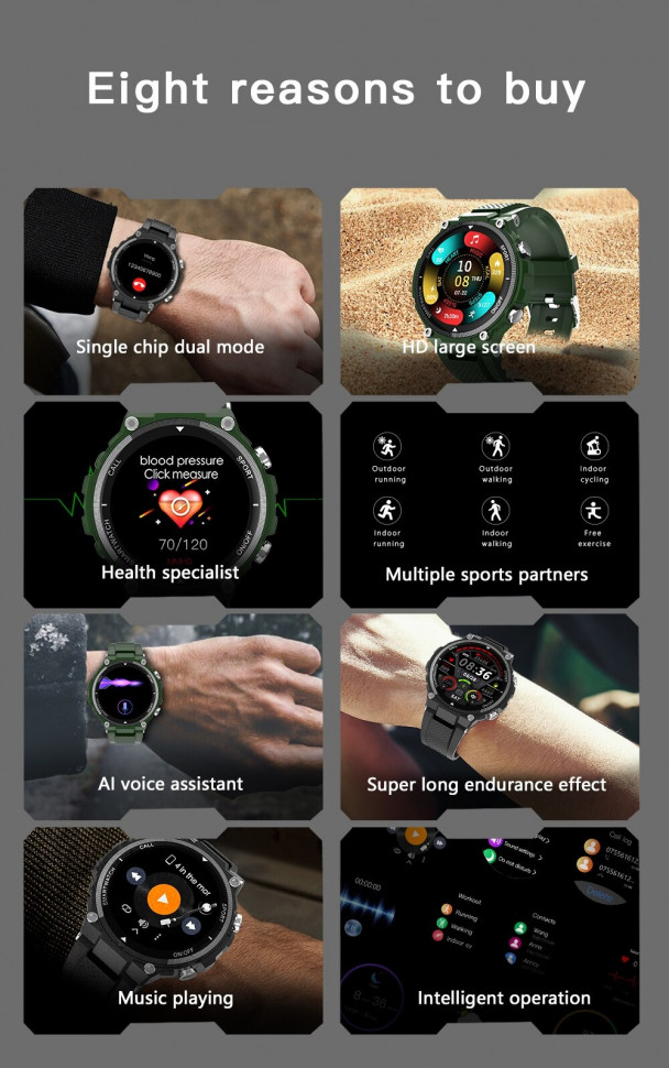 Смарт-годинник Smart Device 91 black 