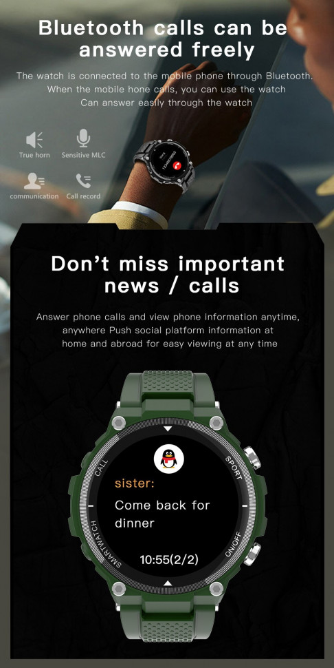 Смарт-годинник Smart Device 91 black 