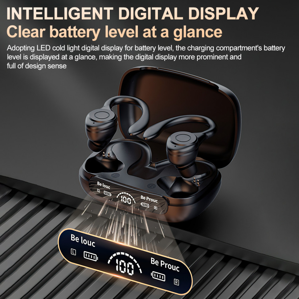 Навушники Bluetooth Air Music 104 black  