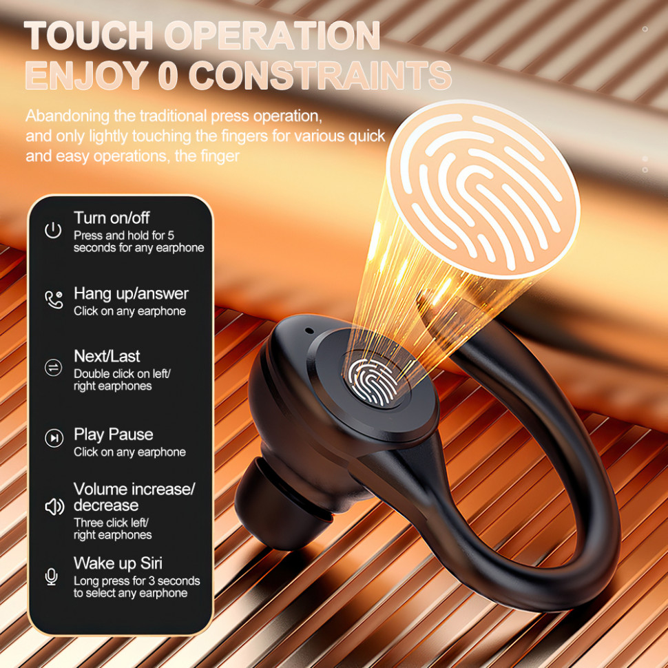 Навушники Bluetooth Air Music 104 black  