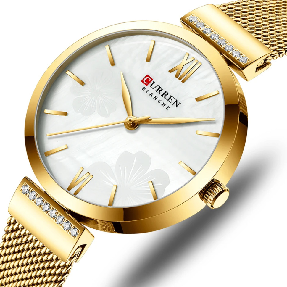 Жіночий годинник CURREN gold 