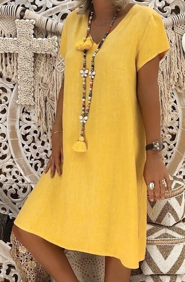 Плаття "Gloriosa" yellow