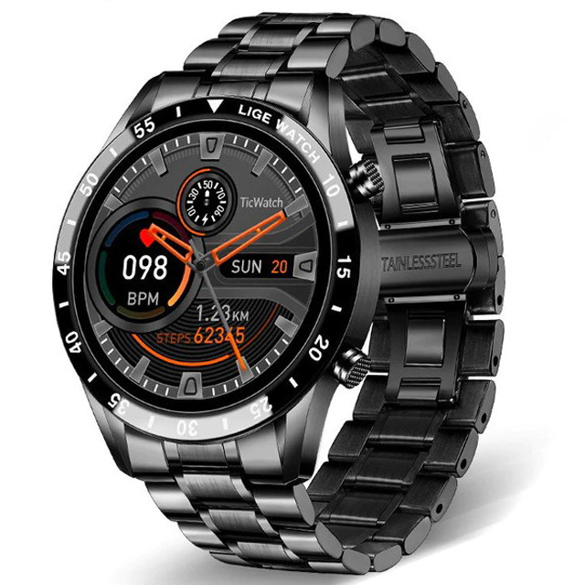 Смарт-годинник Smart Device 76 black steel