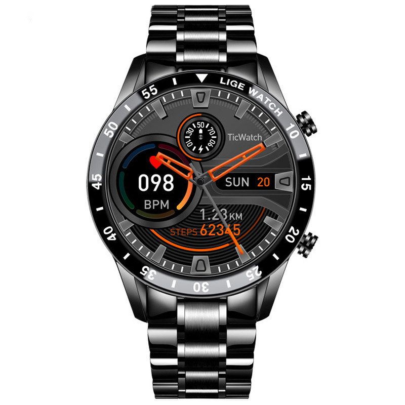 Смарт-годинник Smart Device 76 black steel