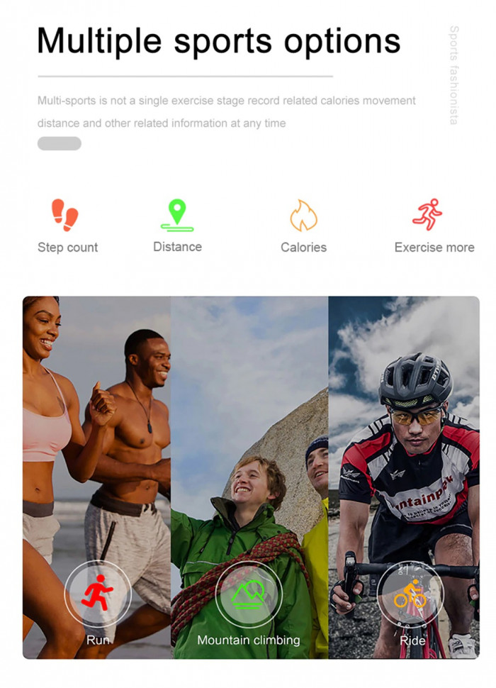 Смарт-годинник Smart Device 76 black steel