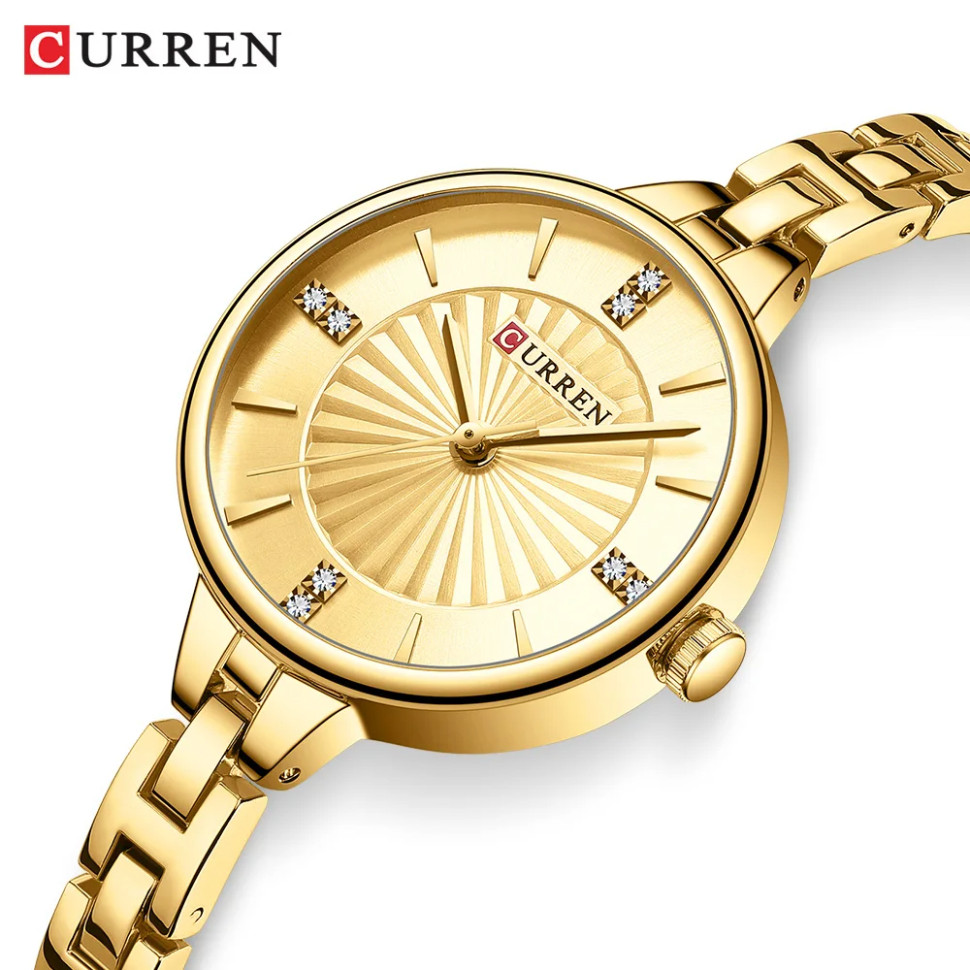 Жіночий годинник CURREN gold 