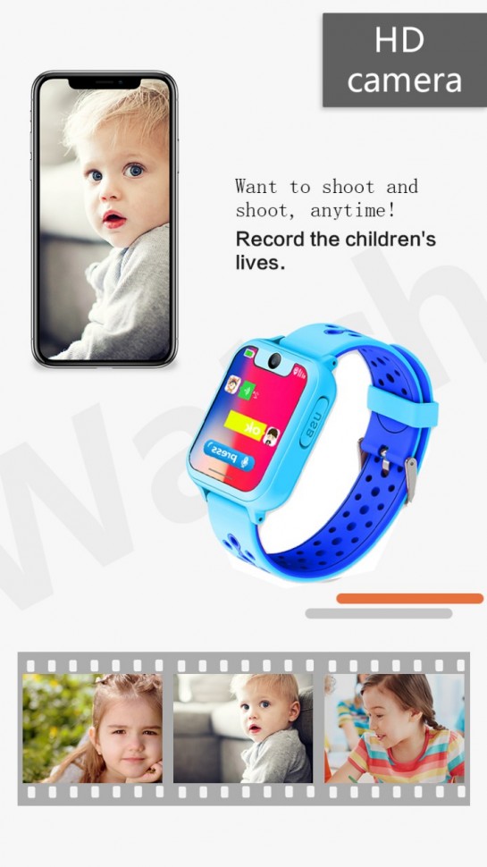 Дитячий смарт-годинник з GPS 6 blue