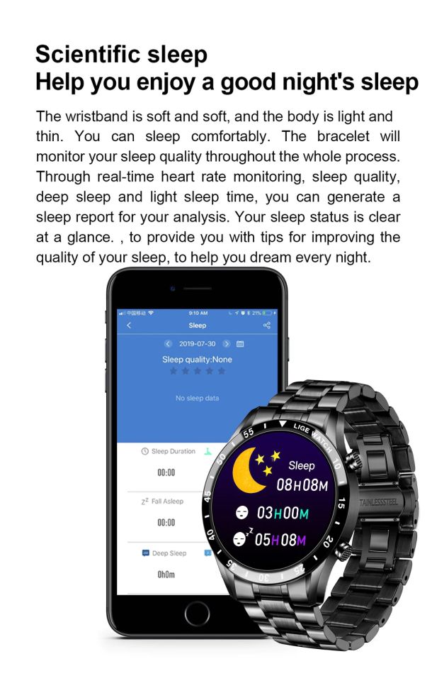 Смарт-годинник Smart Device 76 silver steel