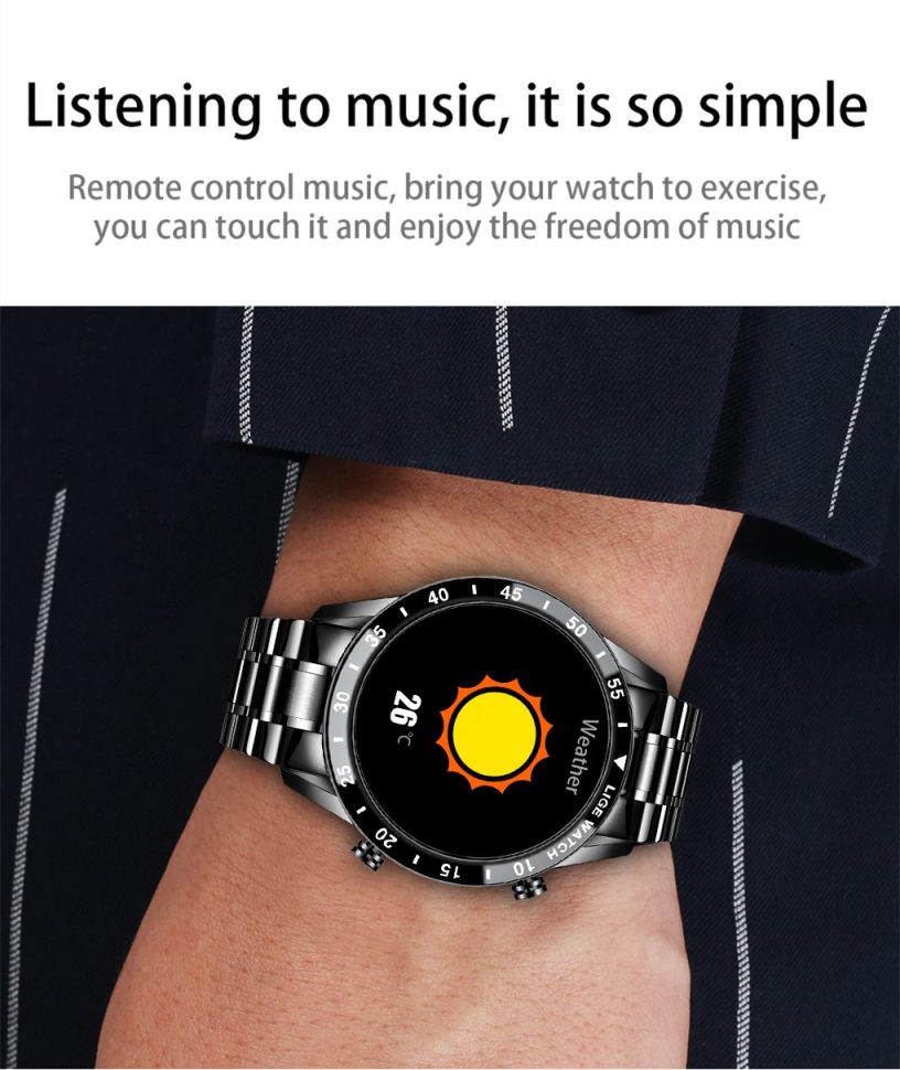 Смарт-годинник Smart Device 76 silver steel
