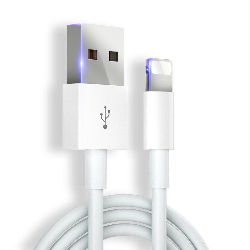 Кабель USB - Lightning Quick Charge White 150 см 