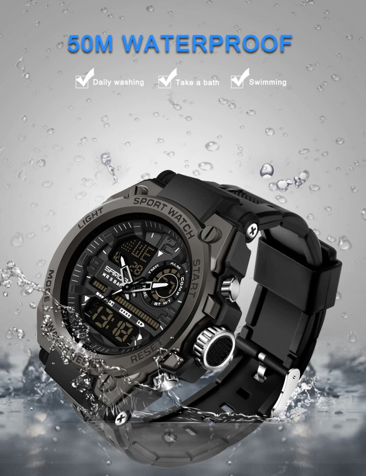 Чоловічий годинник SANDA titanium