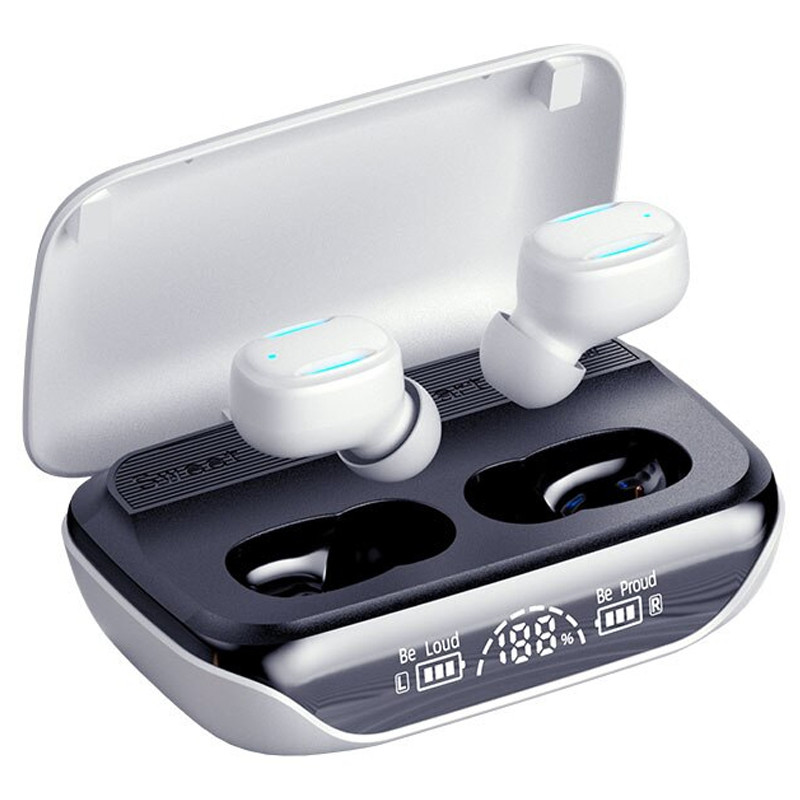 Навушники Bluetooth Air Music + Power Bank 106 white