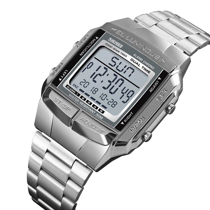 Чоловічий годинник SKMEI silver